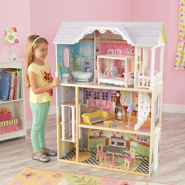 Barbie para Dollhouse, armário rosa, móveis, jogo de vestir