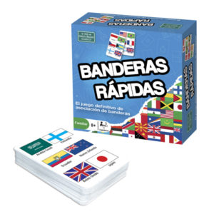 Jogo de cartas bandeiras rápidas da Brainbox Jogo de cartas bandeiras rápidas da Brainbox